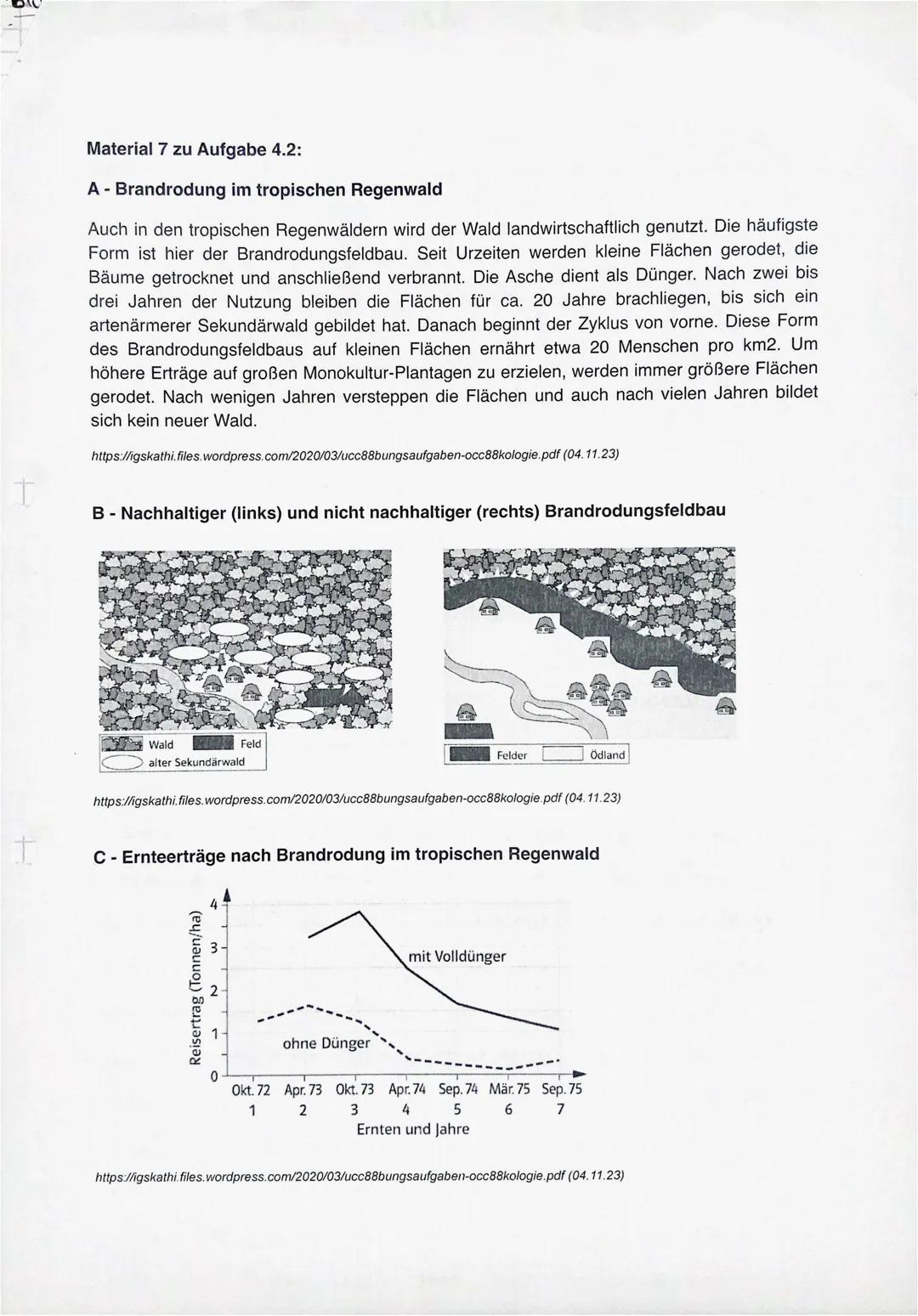 Biologie-Klausur 2023 LK 13 - Thema: Ökologie
1. Die Fotosynthese ist ein biochemischer Vorgang, der bei grünen Pflanzen und
einigen Bakter