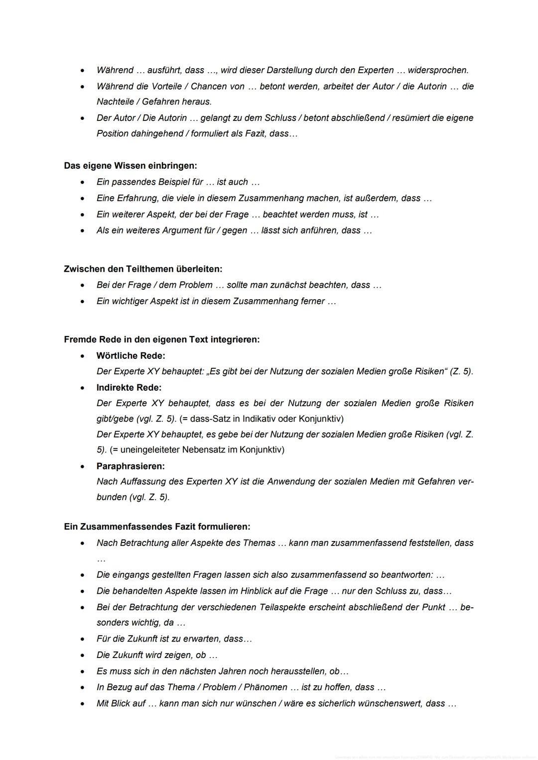 --- OCR Start ---
Vorgegebene Materialien:
Journalistische Texte, Sachtexte,
Schaubilder, Grafiken / Diagramme,
Tabellen, Karikaturen
Materi