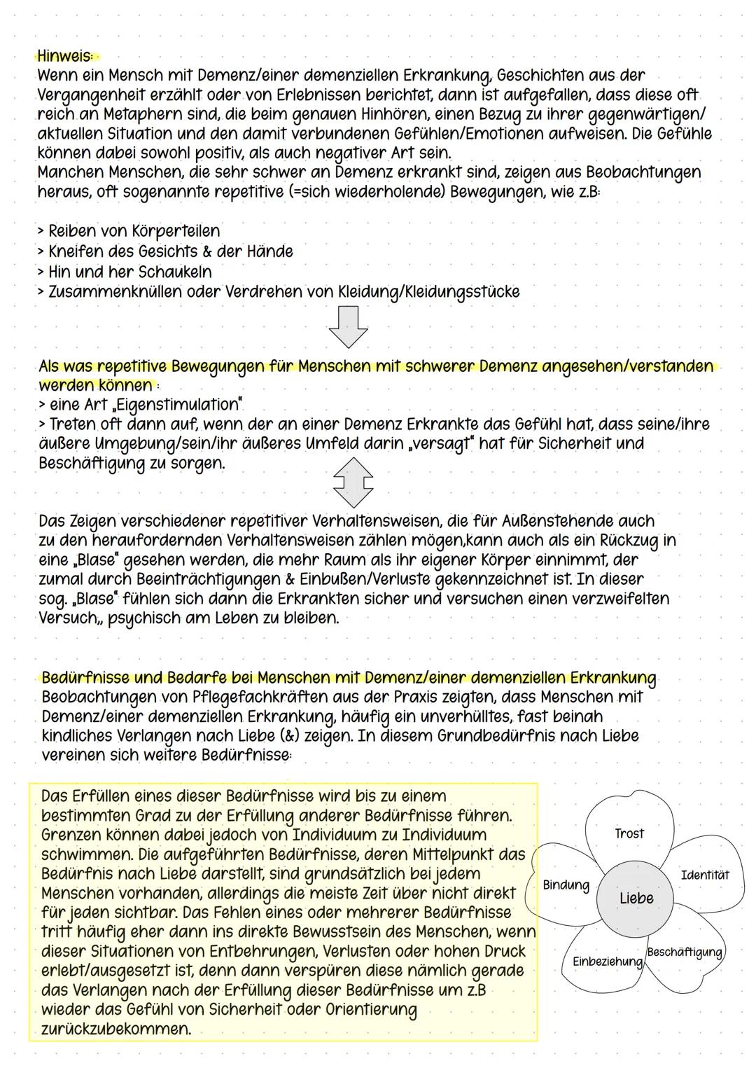 --- OCR Start ---
Definition
DEMENZ
Demenz ist eine fortschreitende Erkrankung, bei der geistige Fähigkeiten wie
Gedächtnis, Denken und Orie