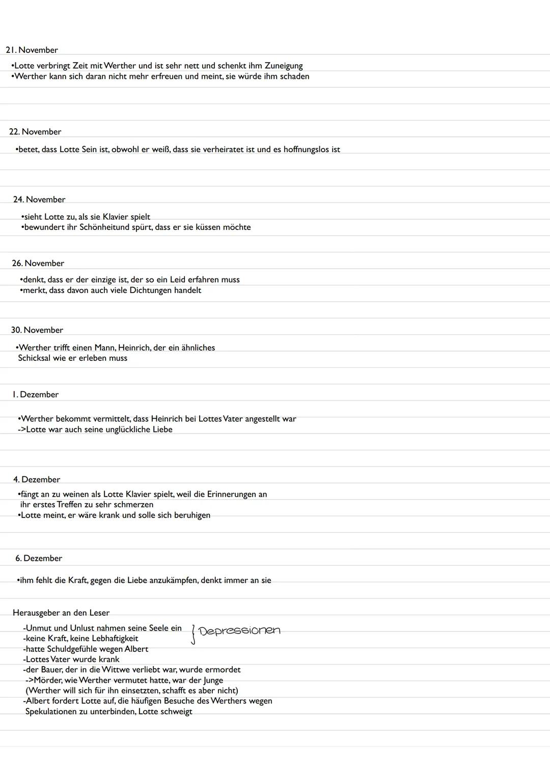 --- OCR Start ---
Leseübersicht
1. Buch
4. Mai 1771
• Werther Schreibt an Willhelm
• berichtet vom Umzug (fühlt sich nicht wohl in der neuen