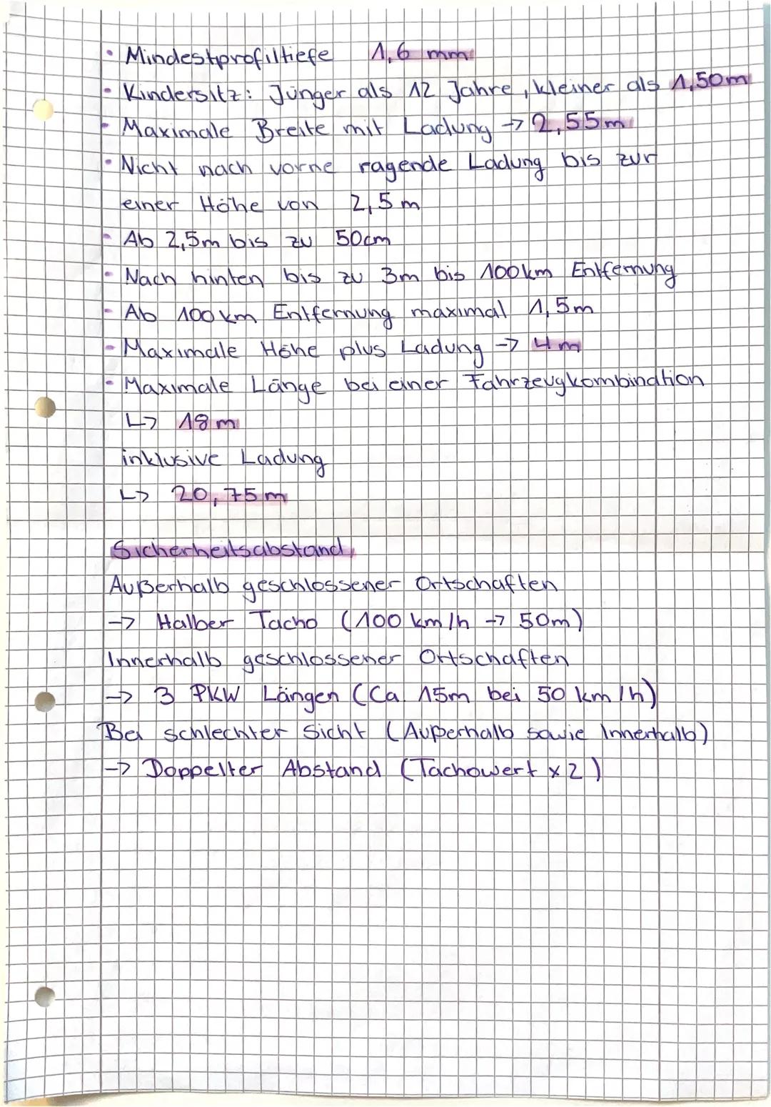 # Theorie
# Faustformel
Reaktionsweg
$R = \frac{Geschwindigkeit}{10} \times 3$
Bremsweg
$B = \frac{Geschwindigkeit}{10} \times \frac{Geschw