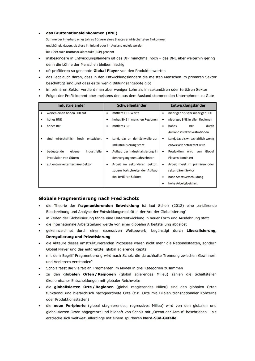 # Globale Disparitäten
## Wichtige Begriffe
### Fachbegriffe mit Bezug zu den globalen Disparitäten
* Aktivraum = Region mit hohem Anteil