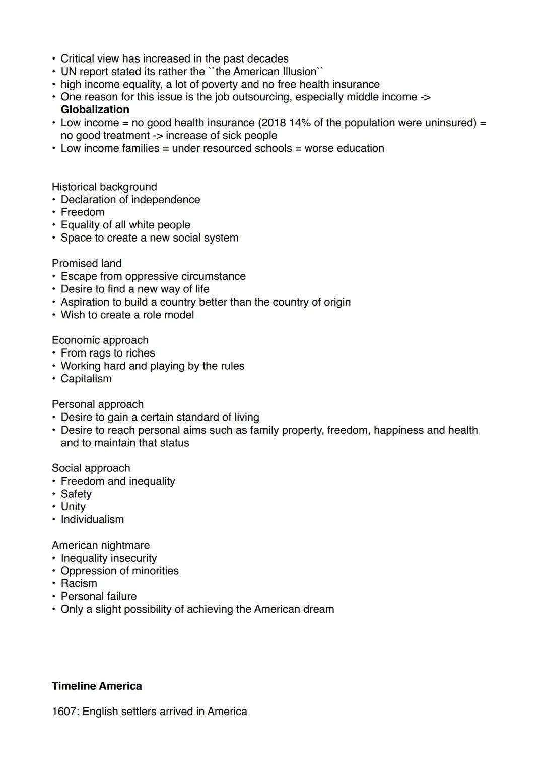# Kommunikationsprüfung
Topics:
* USA
* American Dream
* Gun control
* Race Relations (black and white Americans, historical backgr