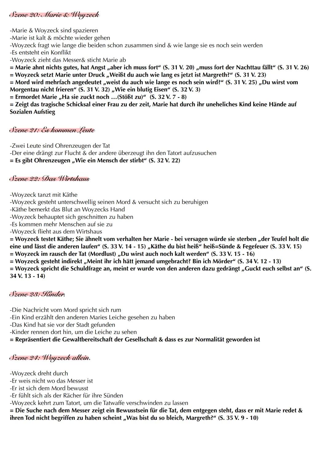 2. Inhaltsfeld Texte Woyzeck
helobella Zusammenfassung -Spielt zu Lebzeiten Büchners
-Einfacher Soldat Woyzeck der Unterschicht fristet ärm