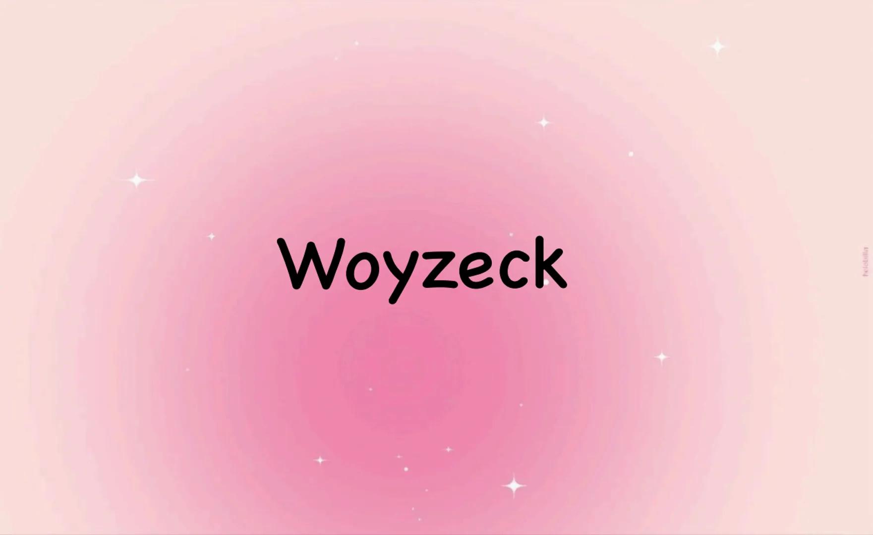 2. Inhaltsfeld Texte Woyzeck
helobella Zusammenfassung -Spielt zu Lebzeiten Büchners
-Einfacher Soldat Woyzeck der Unterschicht fristet ärm