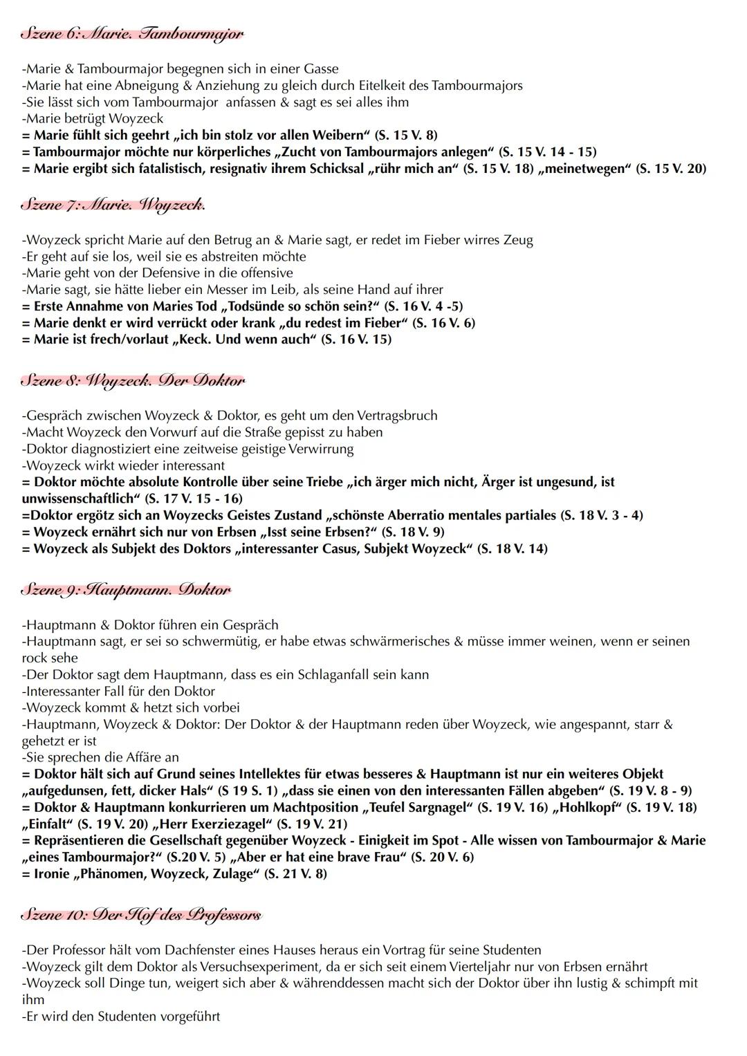 2. Inhaltsfeld Texte Woyzeck
helobella Zusammenfassung -Spielt zu Lebzeiten Büchners
-Einfacher Soldat Woyzeck der Unterschicht fristet ärm