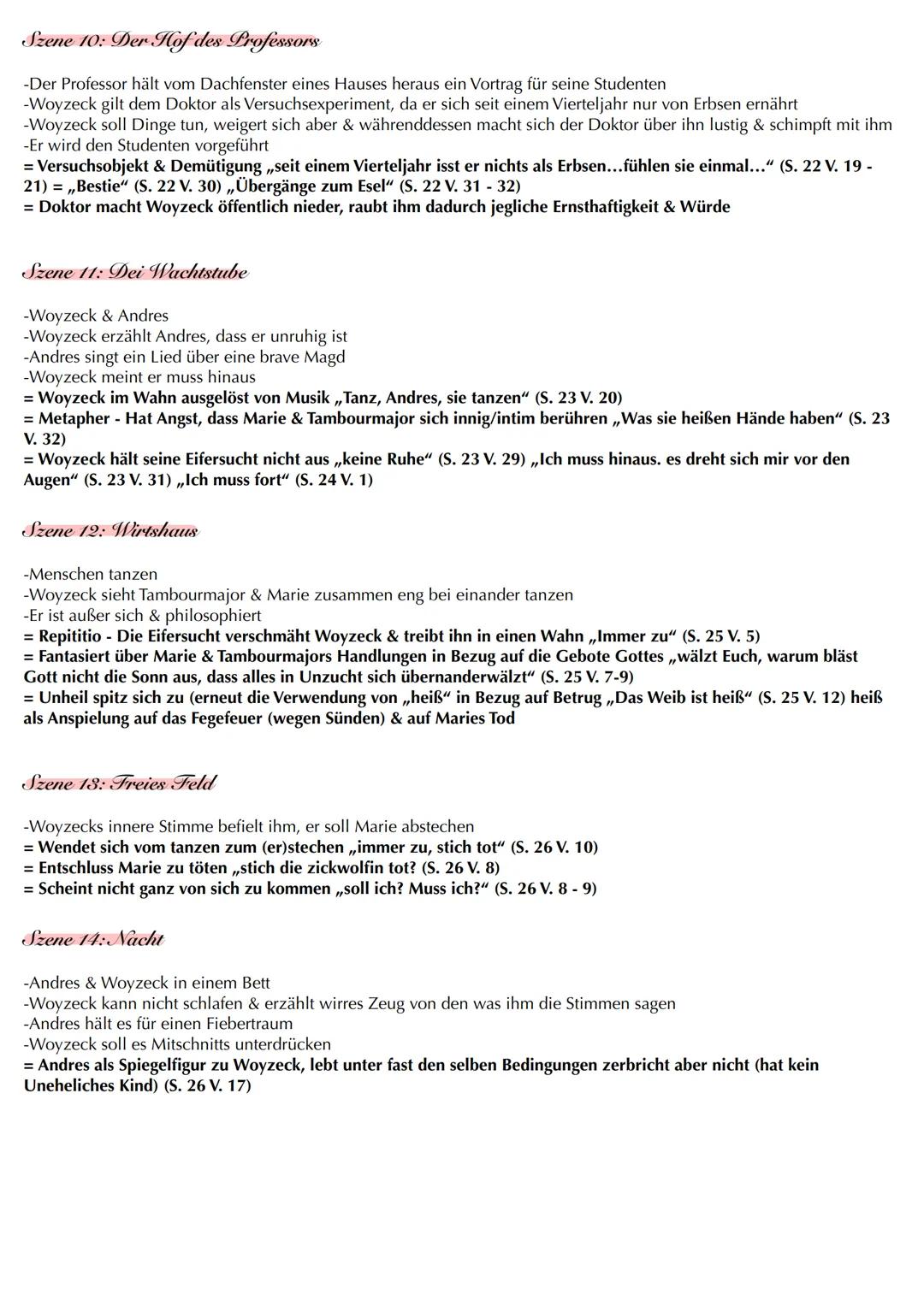 2. Inhaltsfeld Texte Woyzeck
helobella Zusammenfassung -Spielt zu Lebzeiten Büchners
-Einfacher Soldat Woyzeck der Unterschicht fristet ärm