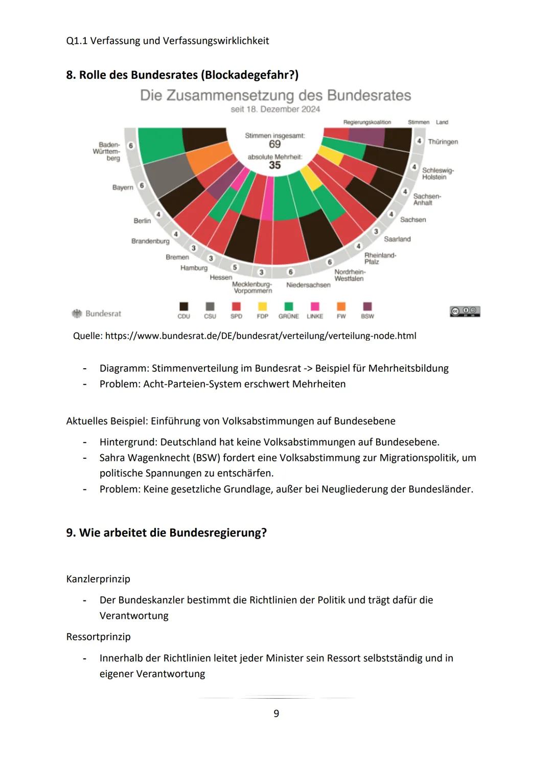 --- OCR Start ---
Q1.1 Verfassung und Verfassungswirklichkeit
Q1.1 Verfassung und Verfassungswirklichkeit:
Rechtsstaatlichkeit und Verfassun
