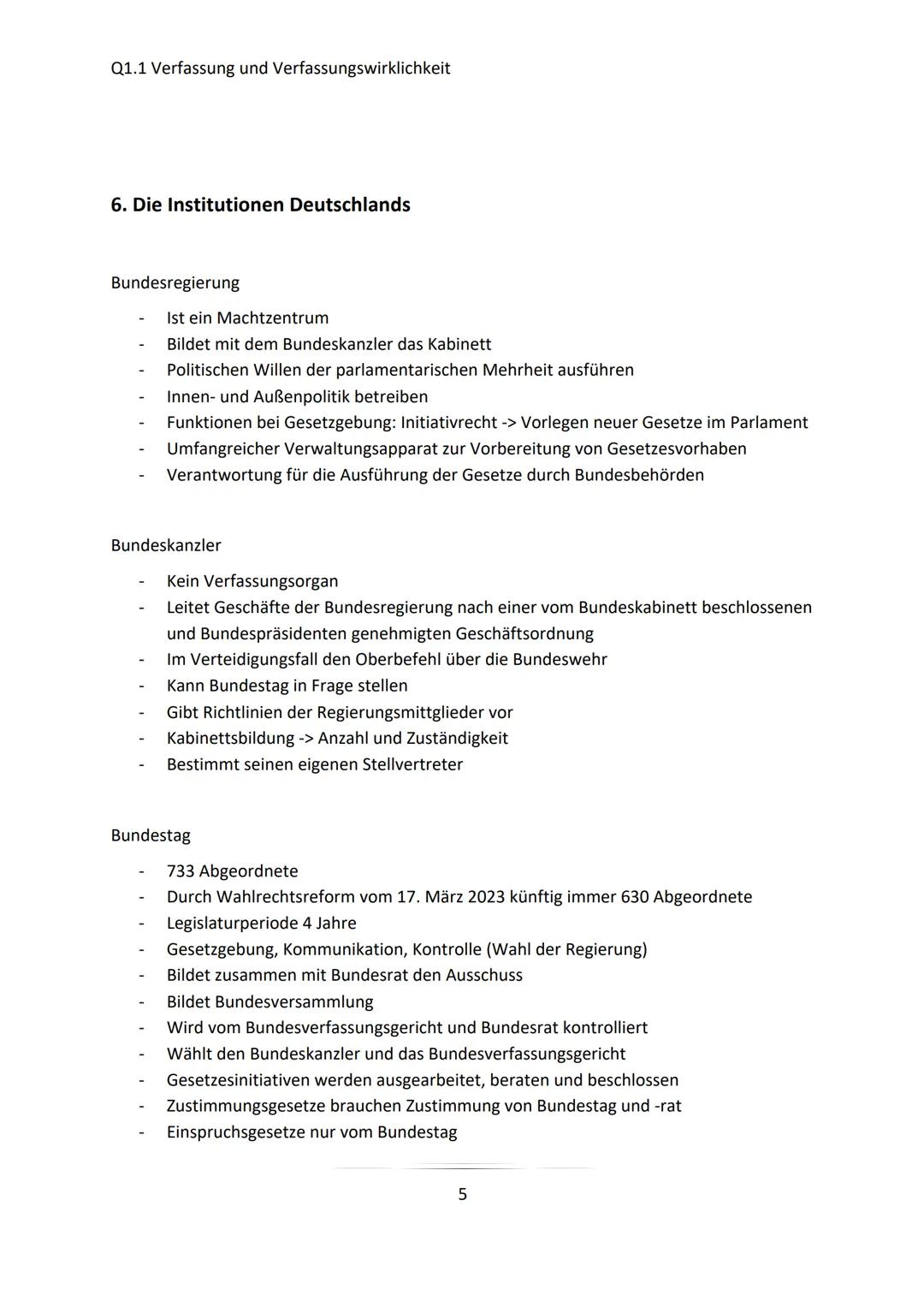 --- OCR Start ---
Q1.1 Verfassung und Verfassungswirklichkeit
Q1.1 Verfassung und Verfassungswirklichkeit:
Rechtsstaatlichkeit und Verfassun