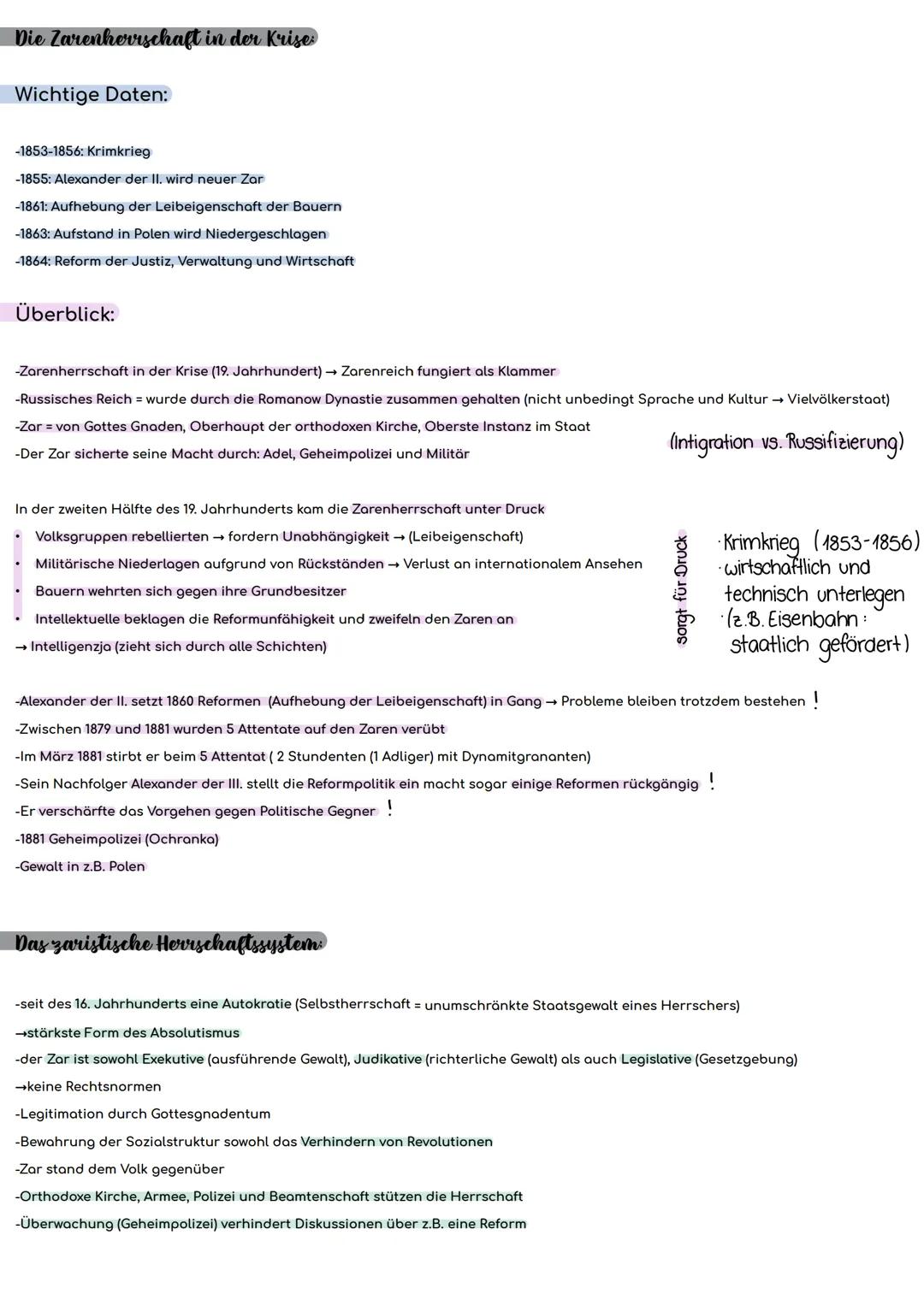# Die russischen Revolutionen
Krisendefinition nach Rudolf Vierhaus
Ist die Weimarer Republik eine Krise?
-Es gibt (relativ kurzfristige)