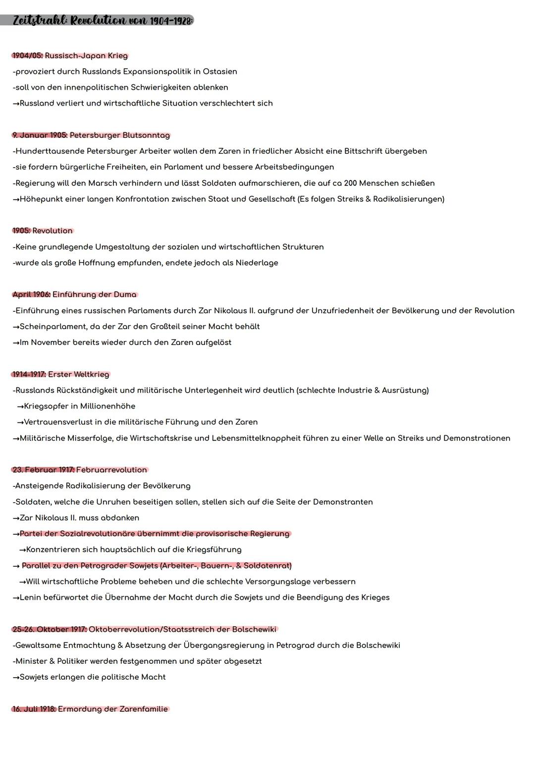 # Die russischen Revolutionen
Krisendefinition nach Rudolf Vierhaus
Ist die Weimarer Republik eine Krise?
-Es gibt (relativ kurzfristige)