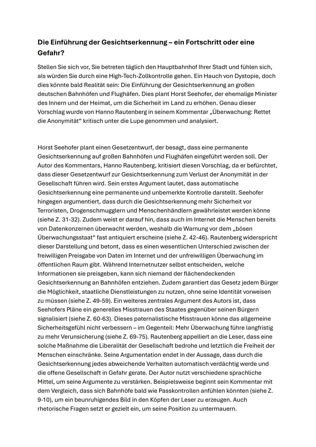# Eine Texterörterung schreiben
Bei einer Text gebundenen Erörterung sind die Fragestellung oder das Problem durch einen Text vorgegeben.Di