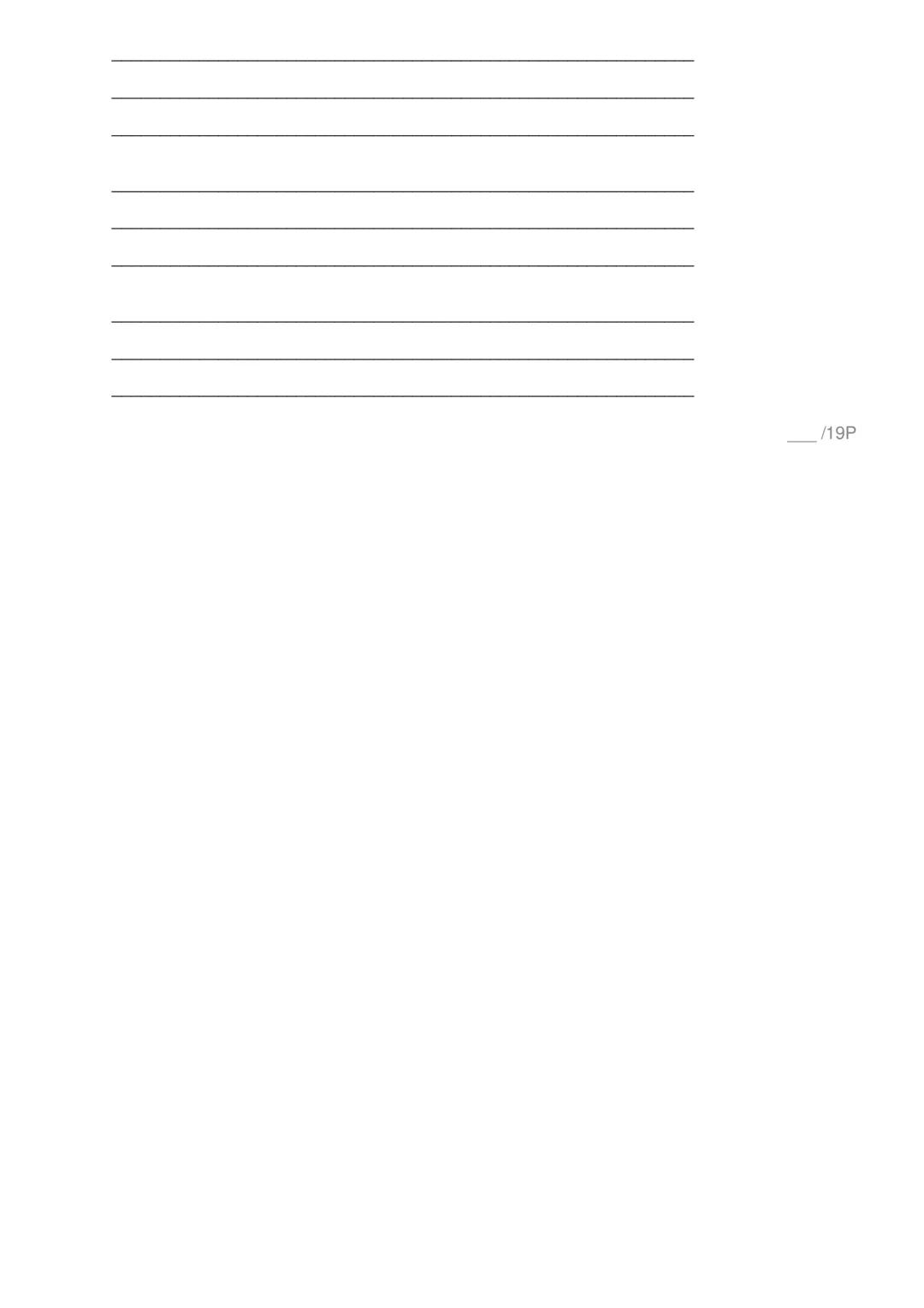 5. Klasse / Deutsch
# Klassenarbeit - Rechtschreibung
s, ss oder ß; Doppelkonsonanten; Dehnungs h; i oder ie
Aufgabe 1
Setze s, ss oder