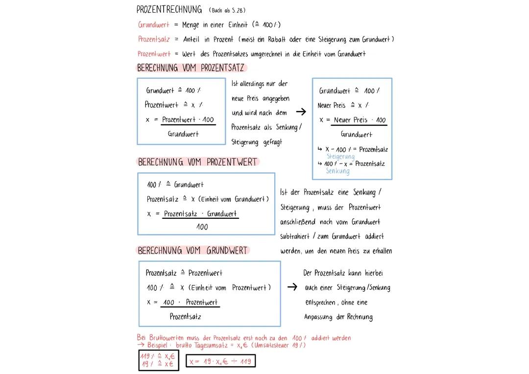 Prozentrechnung
