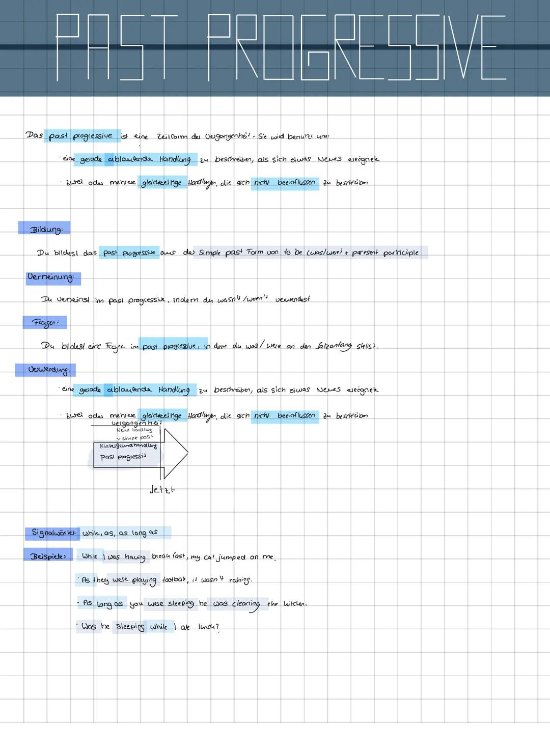 --- OCR Start ---
Das Simple present ist eine Zeitform der Gegenwart, die regelmäßige Handlungen ausdrücht!
Bildung:
Du bildest einen Satz i