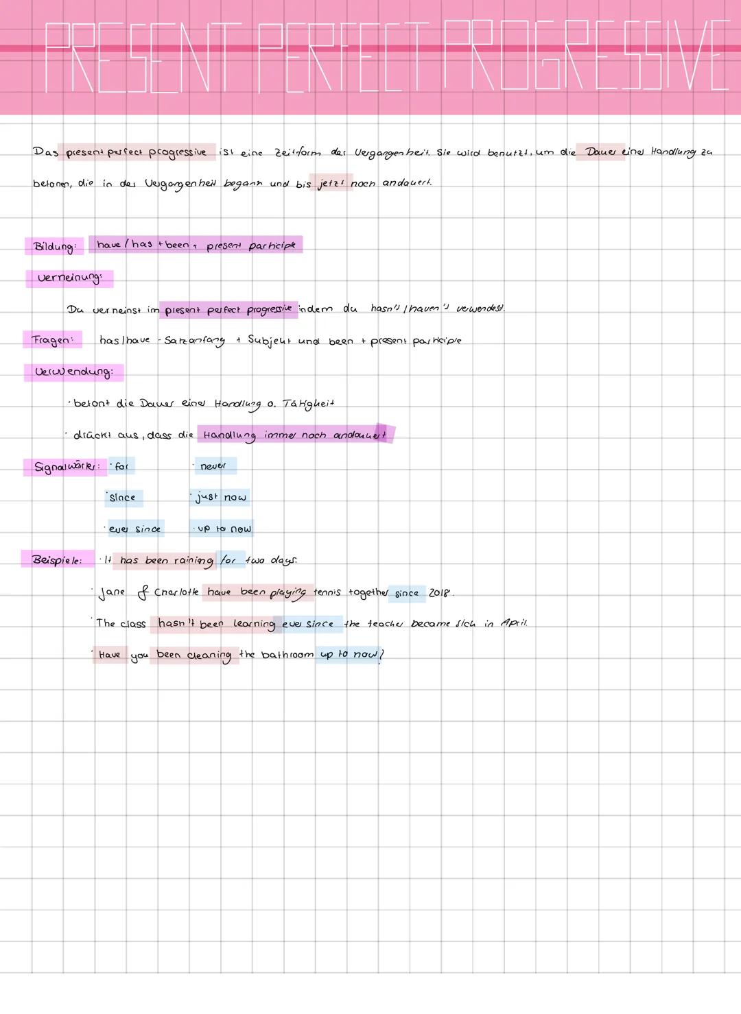 --- OCR Start ---
Das Simple present ist eine Zeitform der Gegenwart, die regelmäßige Handlungen ausdrücht!
Bildung:
Du bildest einen Satz i