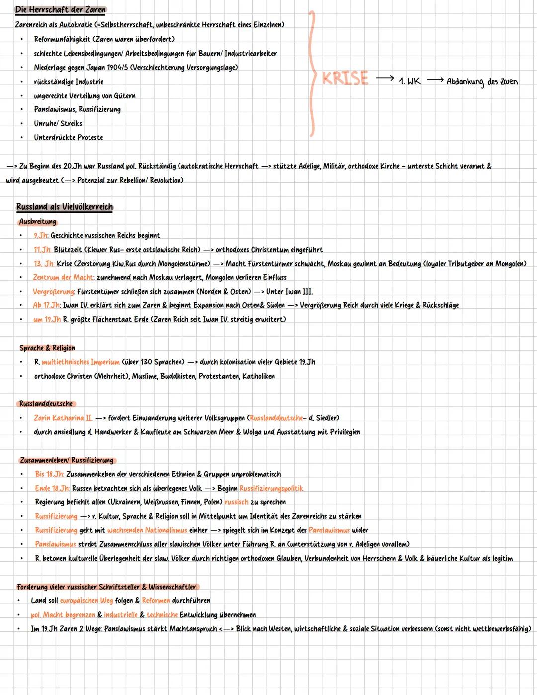 # Geschichte
## Themen:
1. Ehemalige Imperien gestern und heute: Russland, China, Türkei
2. Russland- ein Imperium im Wandel.
3. 1905-Aufst