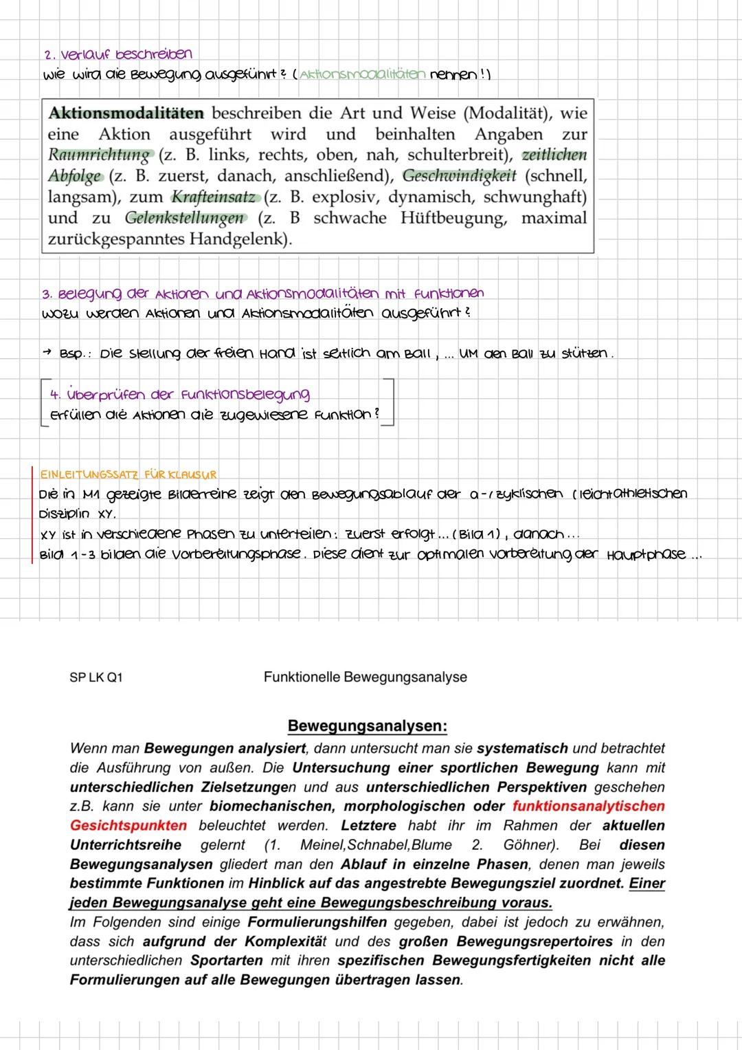--- OCR Start ---
KLAUSUR NR. 4
Bewegungsanalyse
Morphologische Bewegungsanalyse (vorbereitungs-, Haupt & Enaphase
+ Qualitative Bewegungsme