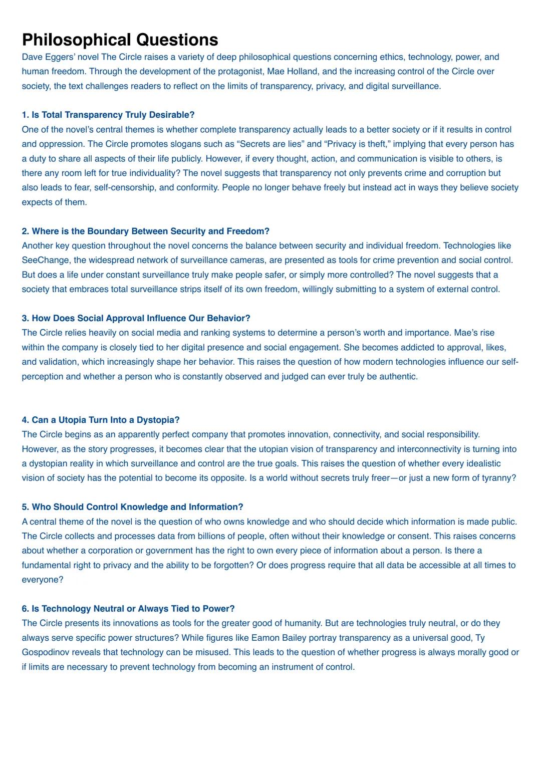 # Portfolio - “The Circle”
Marcelo Urban Charakter constellation
page 3
the plot
page 4
themes and topics
page 5
character analysis
page