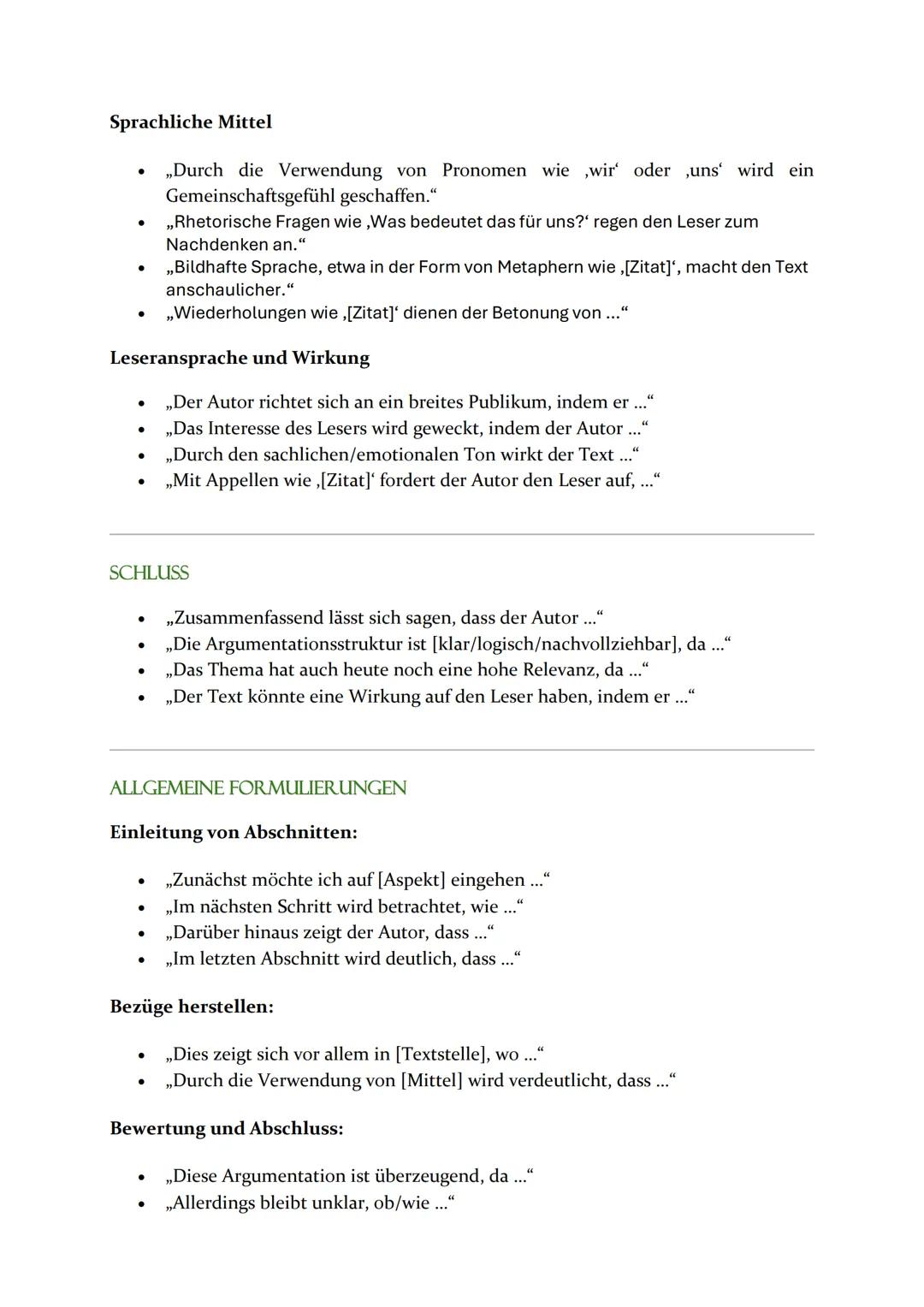 # SACHTEXTANALYSE
DEUTSCH VORABITUR 2025
EINLEITUNG
Die Einleitung schafft die Grundlage für die Analyse, indem sie wesentliche
Informati