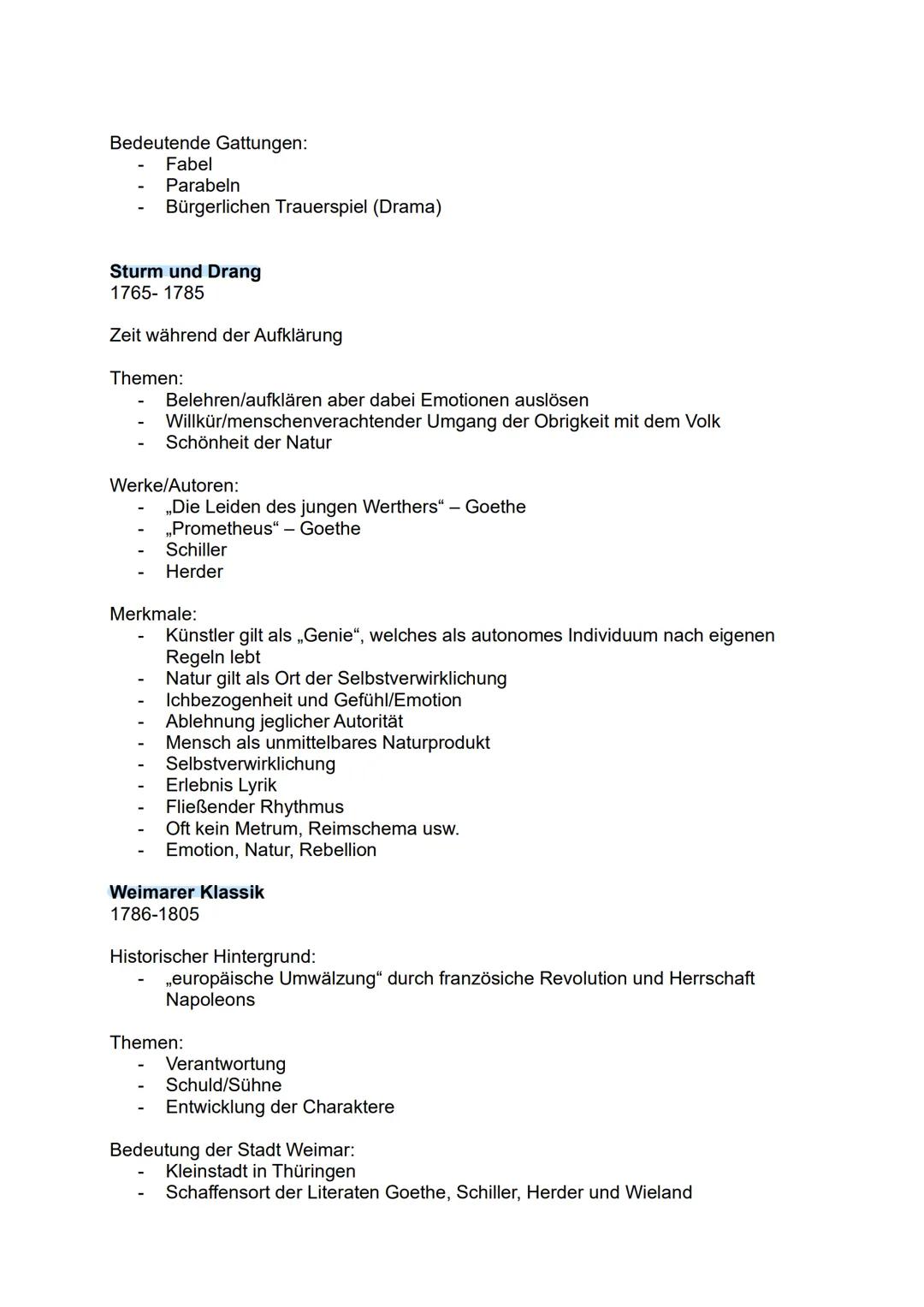 --- OCR Start ---
Abitur 2025
- DEUTSCH LK
Lernzettel
1. Epochen
2. Dramen
3. Erzähltexte
4. Lyrik
5. Sachtexte
6. Sprache
7. Poetologische