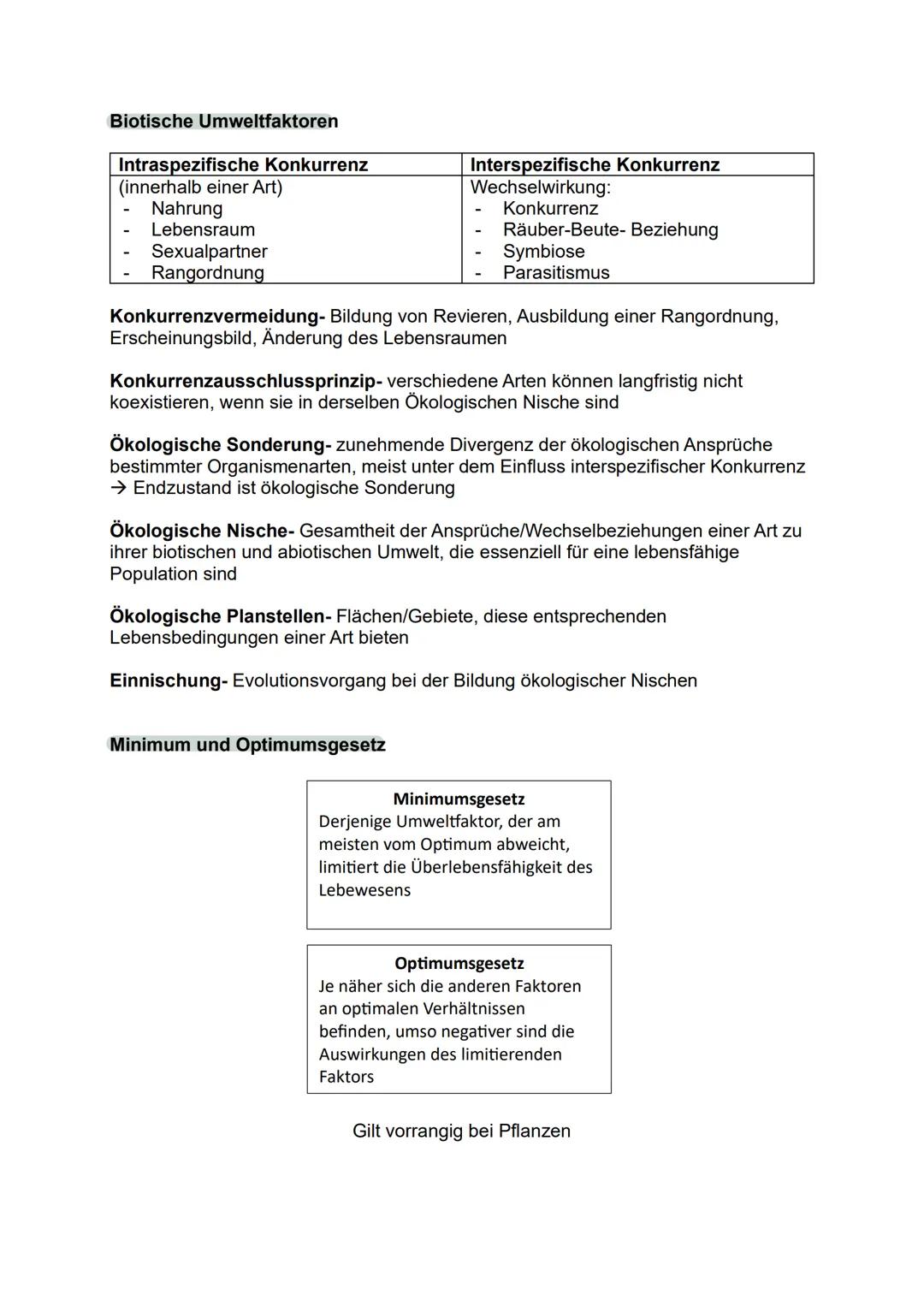 --- OCR Start ---
Toleranzkurve
besteht aus
biotische
Funktionen
3. Ökologie
Ökosystem
besteht aus
abiotische
Funktionen
Biozönose
bilden
ei
