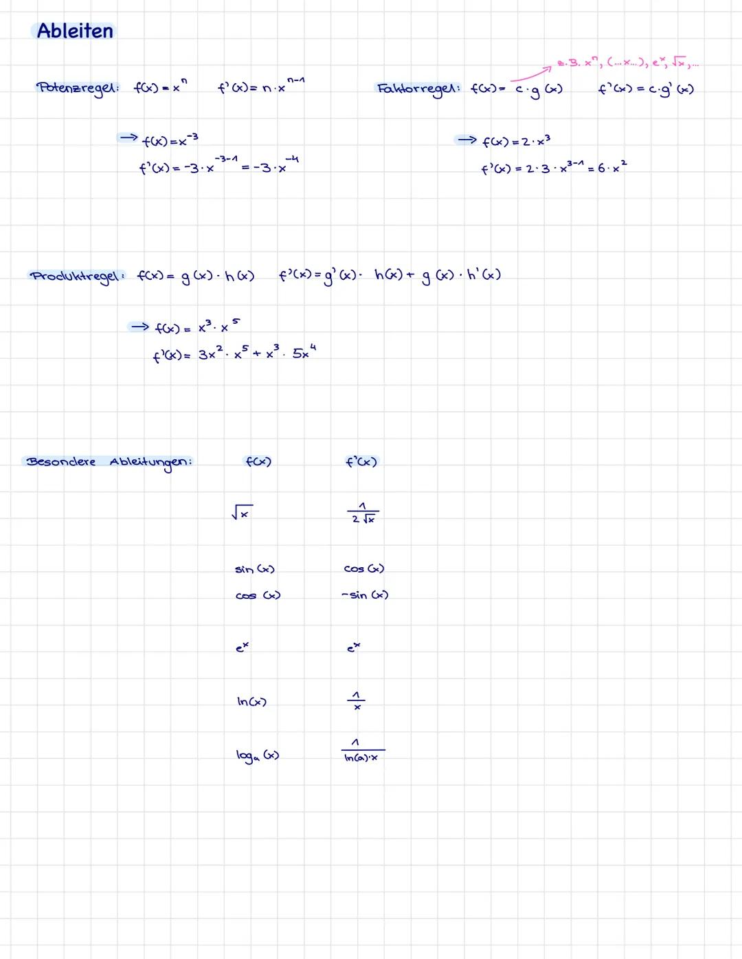 --- OCR Start ---
Aufleiten
Beispiet\rightarrow $f(x)=3x^{2}+4x$
Schritt 2: Zahl vor clem x clurch
Schritt 1: alle Eponenten + 1
$\rightarro