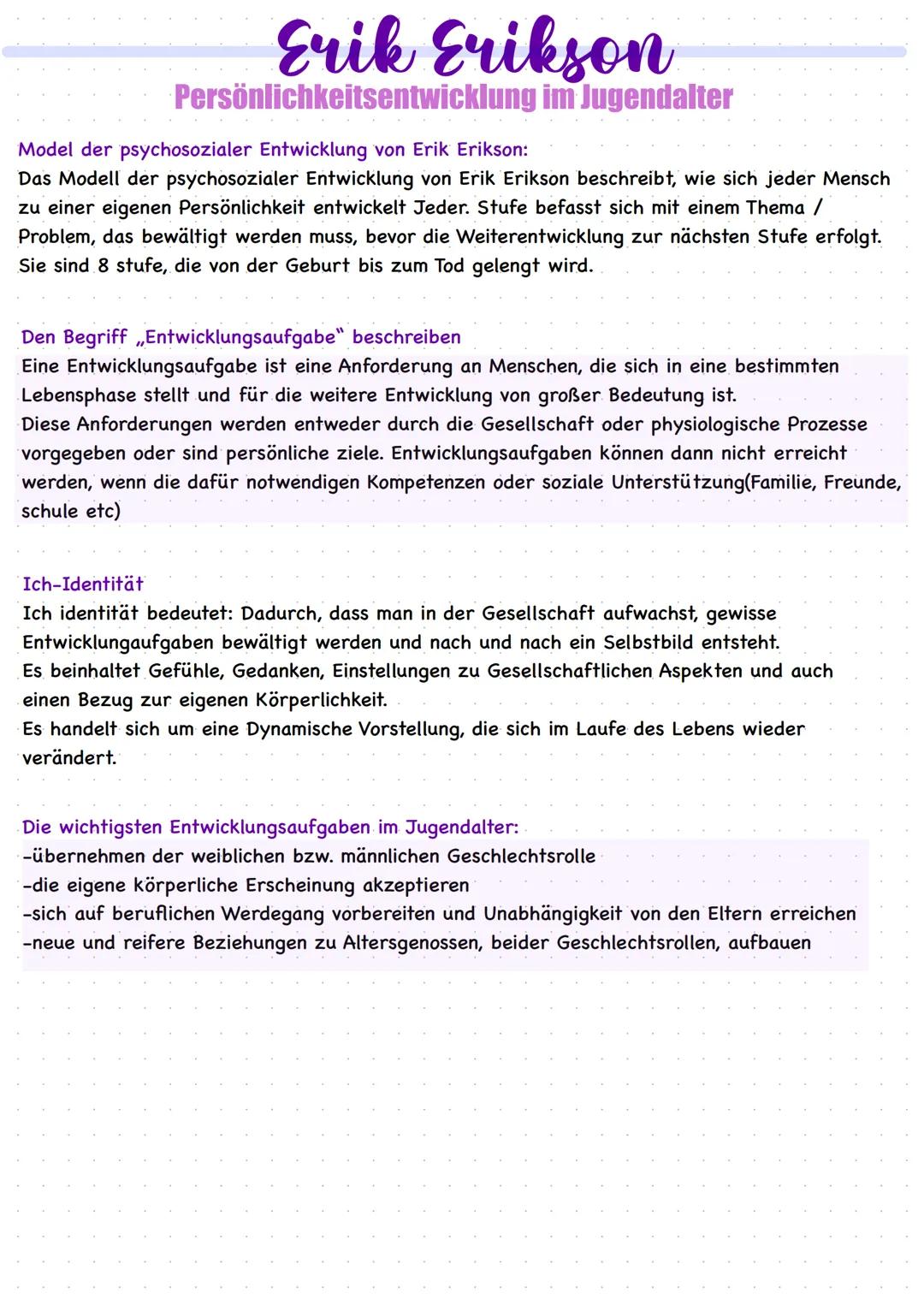 Sigmund Freud Erik Erickson --- OCR Start ---
Erik Erikson
Allgemeines über Erikson:
Erikson ist der Entdecker des Psychosozialen Phasenmode