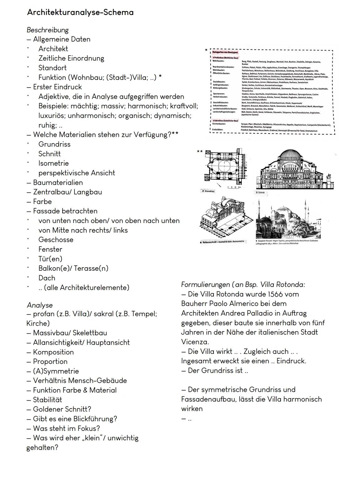 --- OCR Start ---
Interpretation
Bauaufgaben
pragmatische Funktion
ästhetische Funktion
symbolische Funktion (z. B. Quadratur des Kreises) -