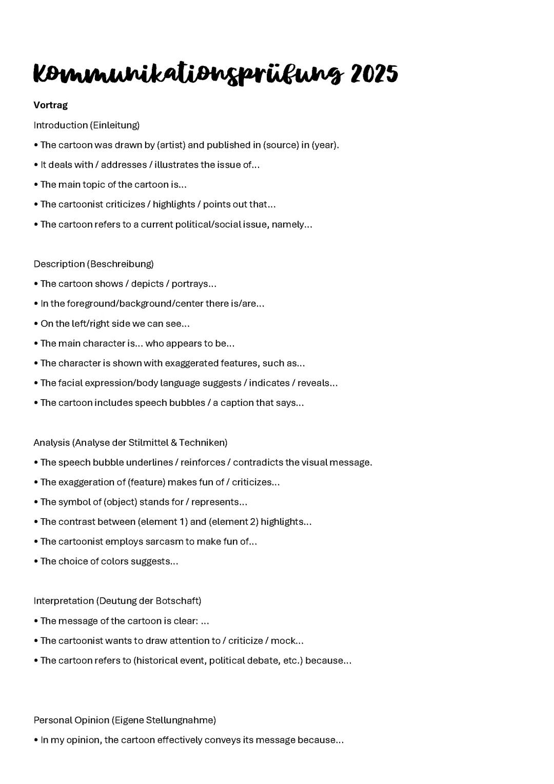 Kommunikationsprüfung 25