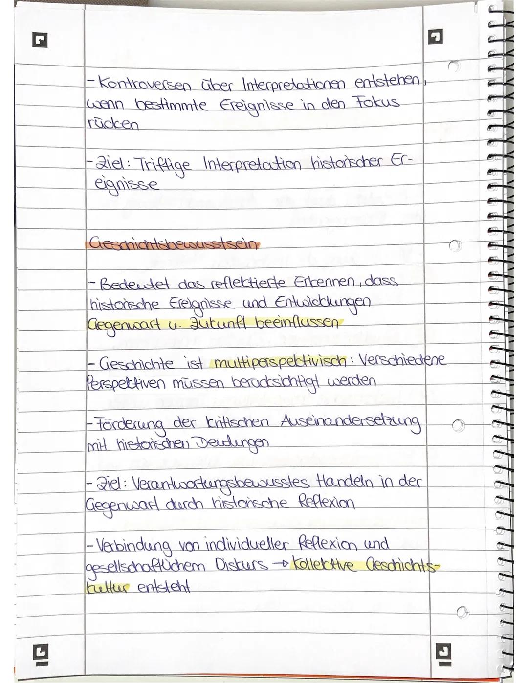 Geschichtsbewusstsein.
und
Geschichtskultur
Wie entsteht Geschichte?
- Entsteht durch die Auseinandersetzung mit
der Vergangenheit
- Verwen