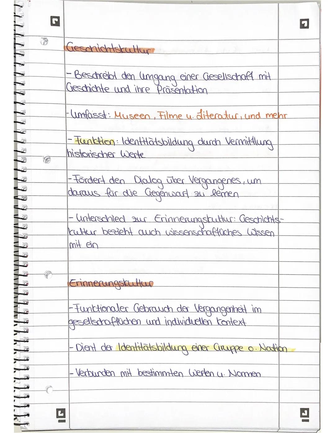 Geschichtsbewusstsein.
und
Geschichtskultur
Wie entsteht Geschichte?
- Entsteht durch die Auseinandersetzung mit
der Vergangenheit
- Verwen