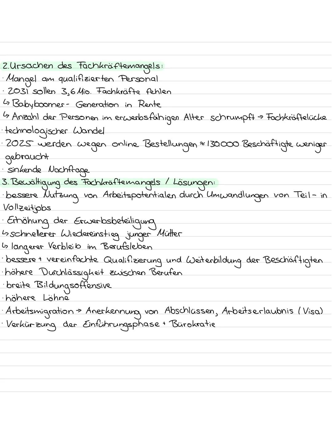 Lernzettel
• Flexibilisierung der Arbeit
• Gender pay gap
• atypische Beschäftigung
• prekäre Arbeit
• Industrie 4.0
• Typologie der Arbeit