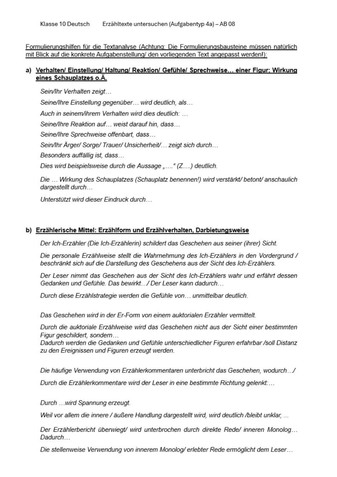 --- OCR Start ---
INFO
Die Bearbeitungszeit für die Aufgaben der schriftlichen Prüfung im Fach Deutsch umfasst 150 Minuten.
Zusätzlich erhäl