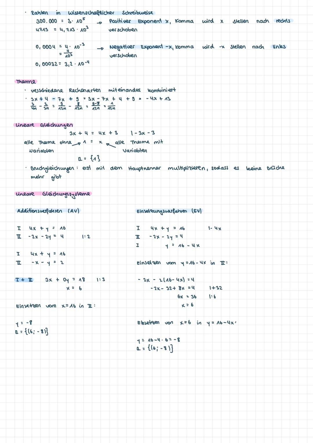 # Arithmetik / Algebra
Rechengesetze:
- Kommutatiugesetz
$a+b= b+a$ $a \cdot b= b \cdot a$
- Assoziatiugeseta
$a+b+c = a+(b+c)$ $a