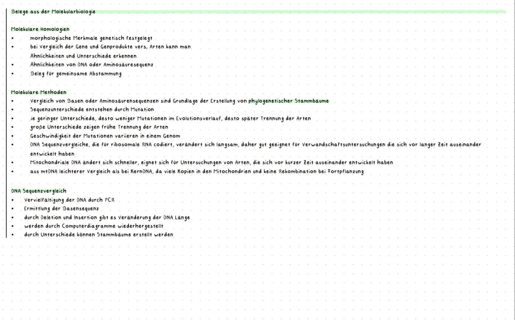 2.6 Genetische Variabilität innerhalb von Populationen ändert sich von Generation zu Generation. Evolution führt über die Bildung neuer Arte