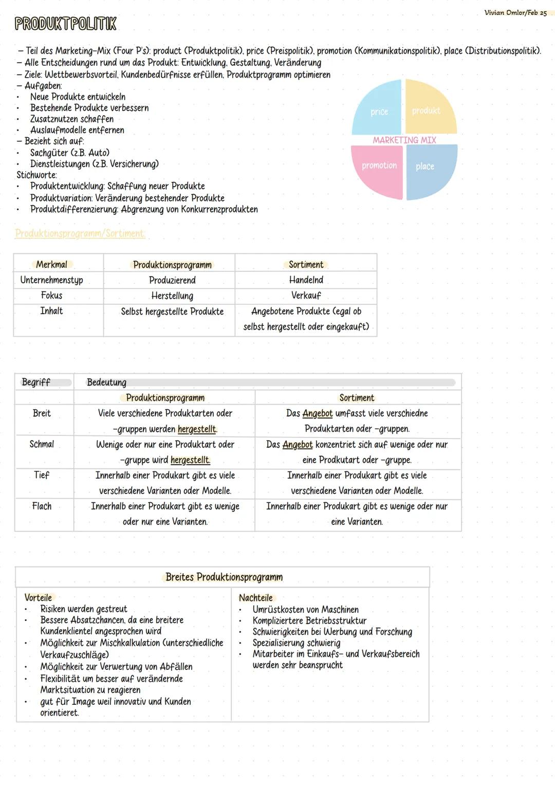 # PRODUKTLEBENSZYKLUS - Produktpolitik -
Umsatzentwicklung eins idealtypischen Produktslebenszyklus
€ Umsatz
oximaler
Umsatz
Vivian Omlo