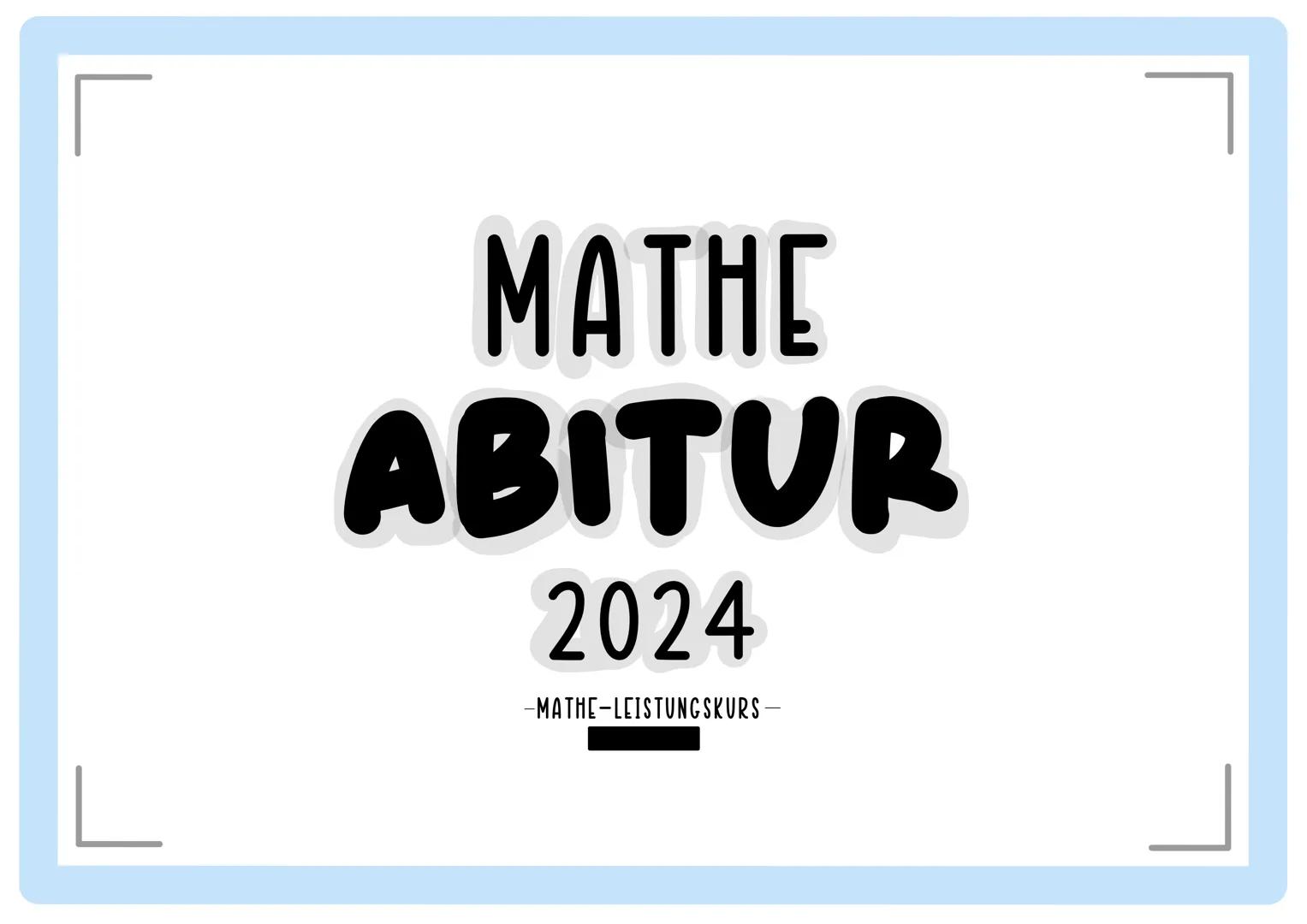 # MATHE
# ABITUR
2024
-MATHE-LEISTUNGSKURS- --- OCR Start ---
BINOMIALVERTEILUNG II
Bernoulli-Formel
>als besondere W'keitsverteilung
Ber