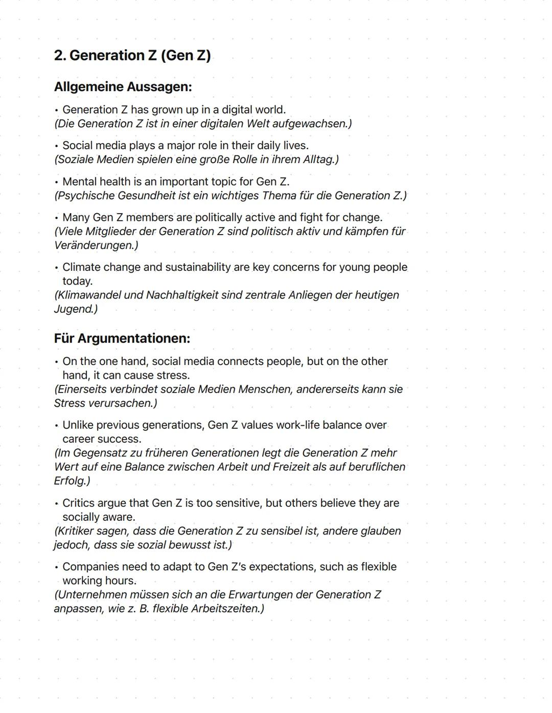 --- OCR Start ---
Vokabel-Liste
Growing Up
adolescence
coming of age
responsibilities
independence
peer pressure
generation gap
role model
t