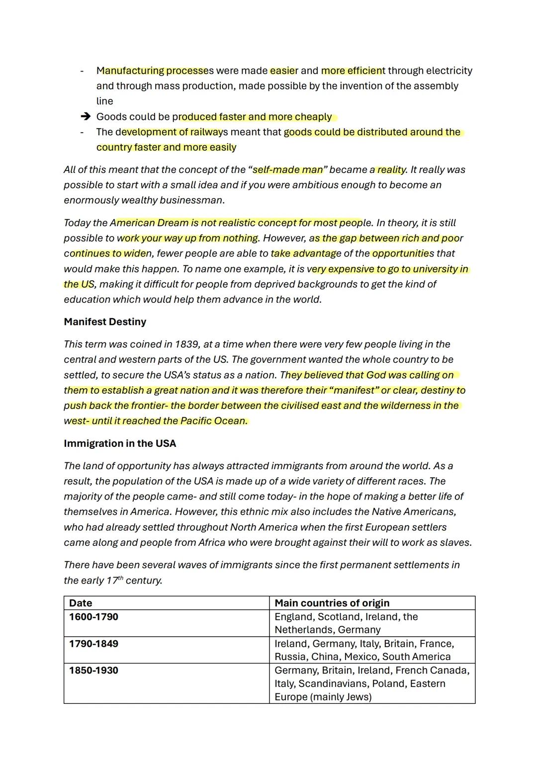 Englisch Lernzettel
USA
1. Politics in the USA
Political system
The political system in the United States is made up of three parts: the Leg