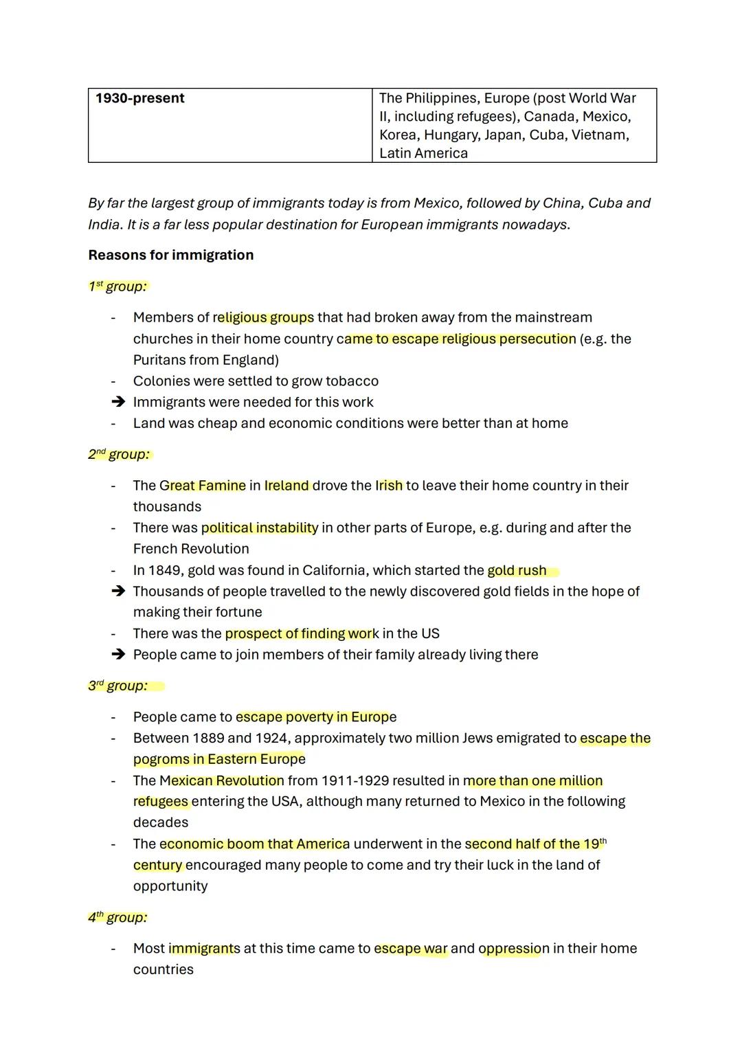 Englisch Lernzettel
USA
1. Politics in the USA
Political system
The political system in the United States is made up of three parts: the Leg