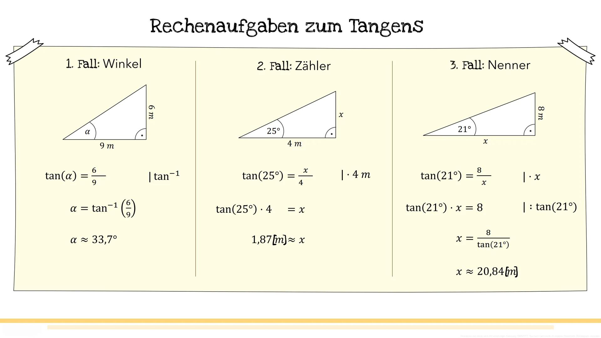 # Trigonometrie # Bezeichnungen im rechtwinkligen Dreieck
- Hypotenuse
- Die längste Seite des Dreiecks
- Liegt dem rechten Winkel gege