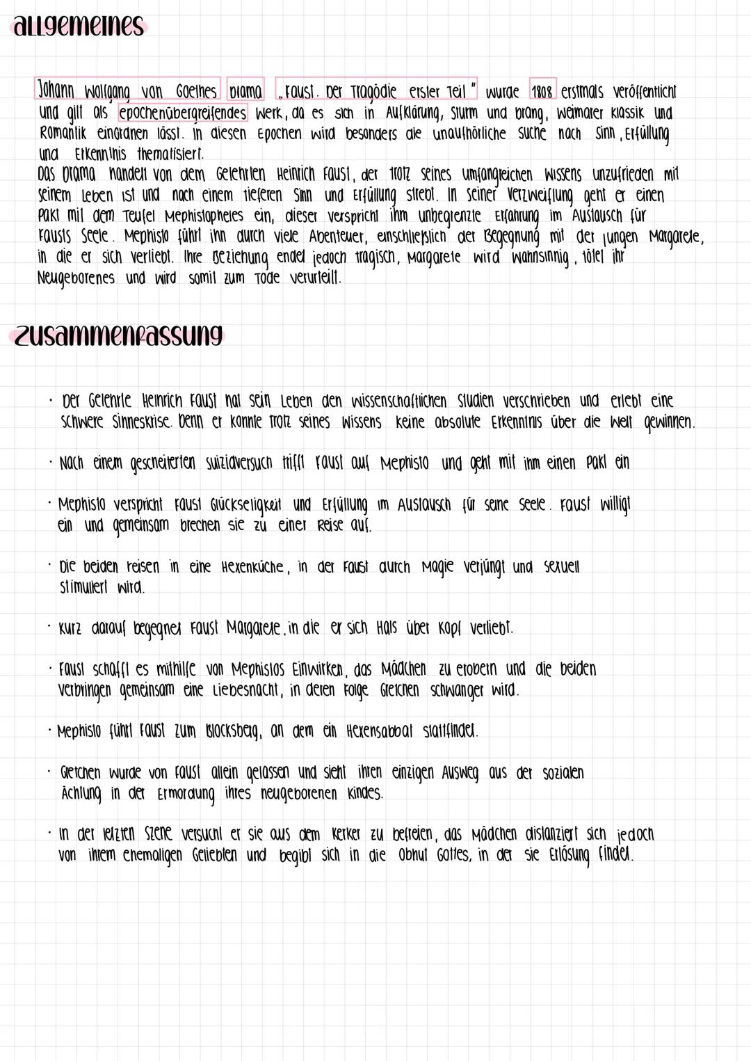 FAUST
DRAMA # allgemeines
Johann Wolfgang von Goethes Drama "Faust. Der Tragödie erster Teil" wurde 1808 erstmals veröffentlicht
und gilt al