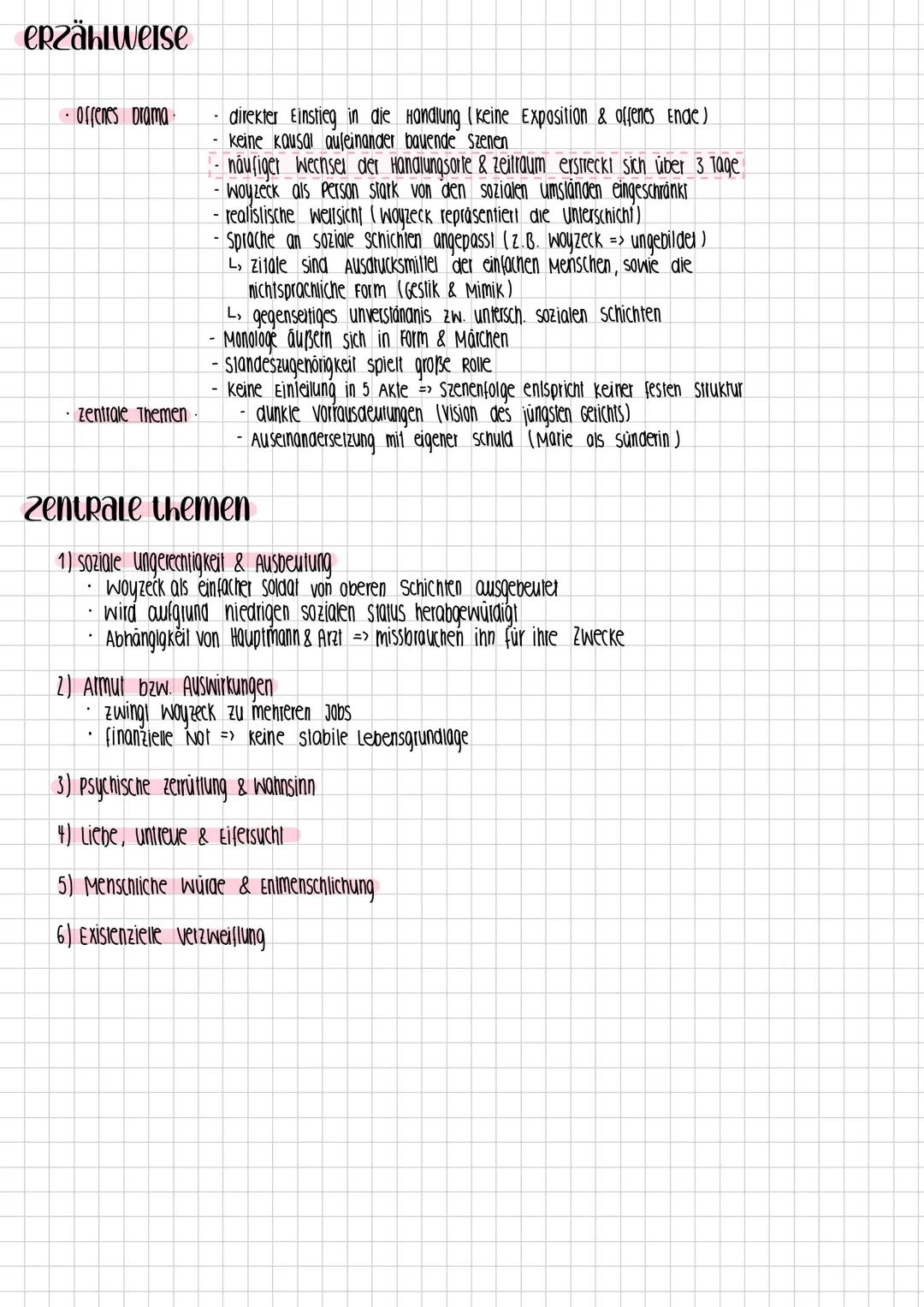 WOYZECK
DRAMA # allgemein
Georg Büchners oramenfragment „Woyzeck", welches 1877 erstmals veröffentlicht wurde, gill als ein
wegweisendes w