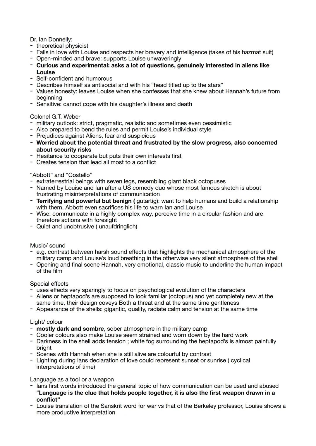 On the Move; Cross-Culture Encounters Abitur 2025
8 short stories + Arrival
1. Arrival
director: Denis Villeneuve
Release date: 2016
Genre: