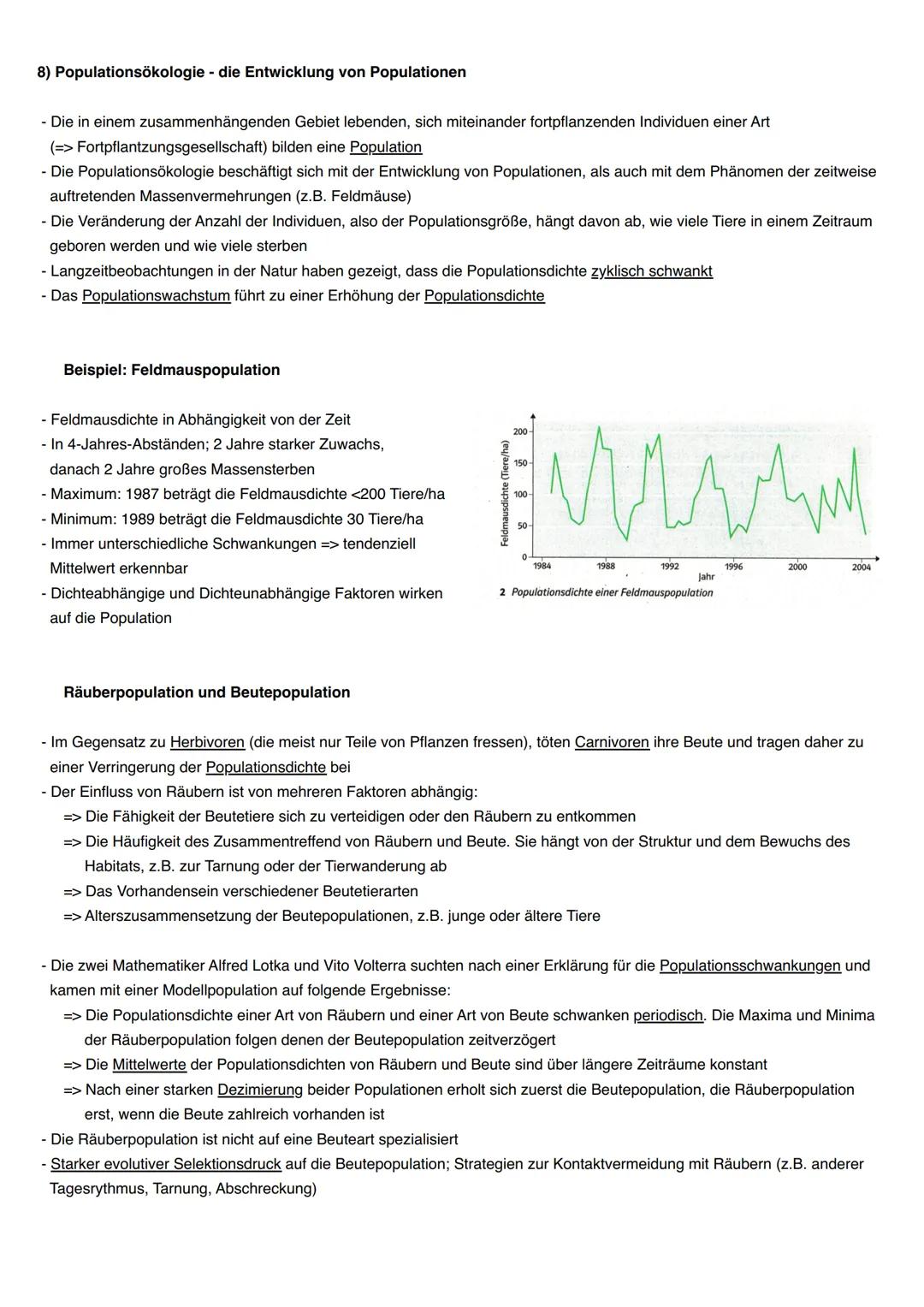 # Ökologie
1) Abiotische und biotische Faktoren wirken auf Lebewesen
- Jedes Lebewesen wird von Faktoren in seiner Umwelt beeinflusst
- Ma