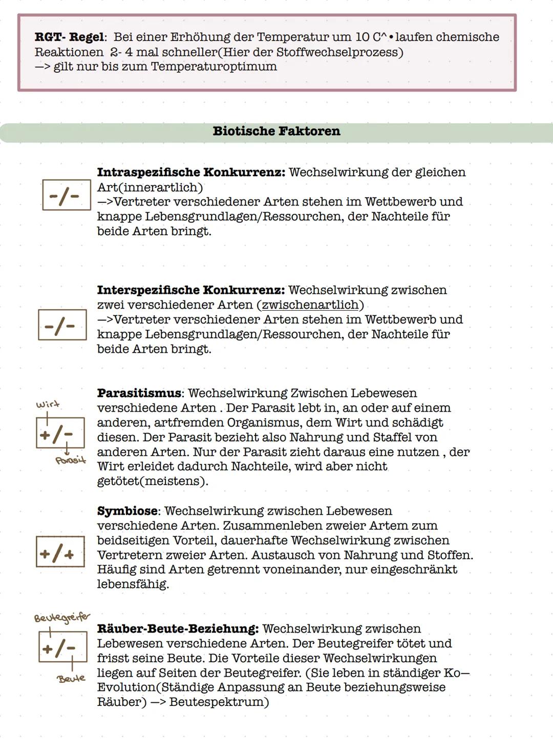 # Ökologie Q2.1
## Themen:
- Grundlage der Ökolgoie
- Abiotische Faktoren (am Beispiel Temperatur)
- Biotische Faktoren
- Ökologische Nisch