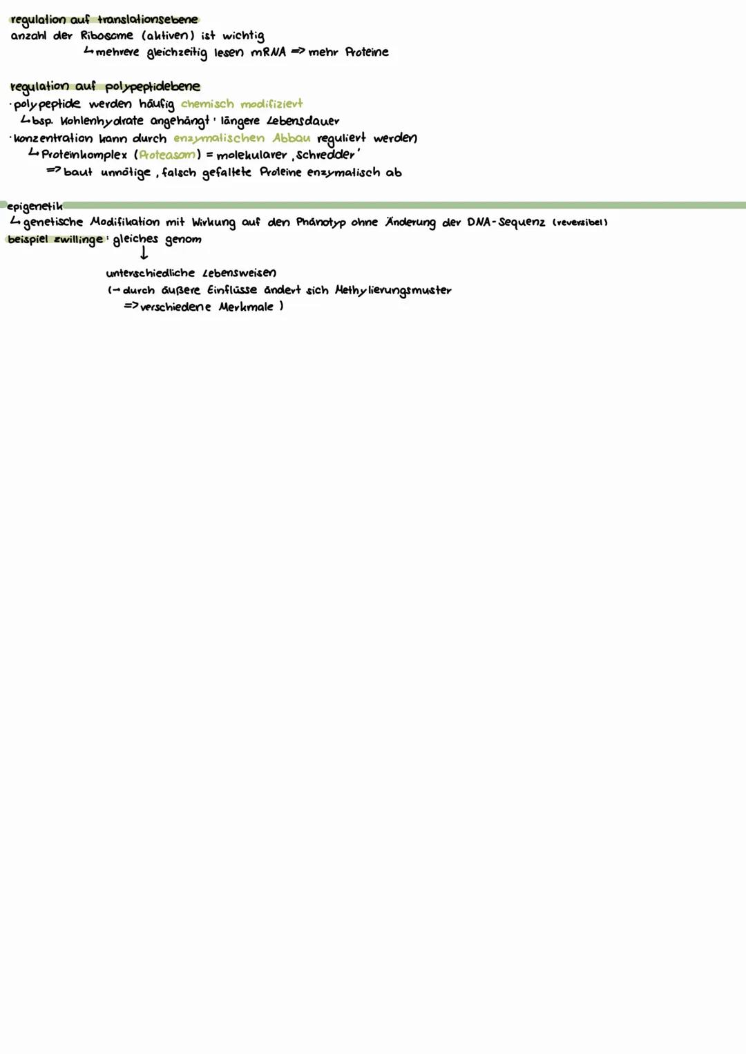# GENEXPRESSION
Vorgang der Merkmalausbildung, vom genetischen Code bis zum Protein (beinhaltet Proteinbiosynthes und dessen Regulation)
Ge