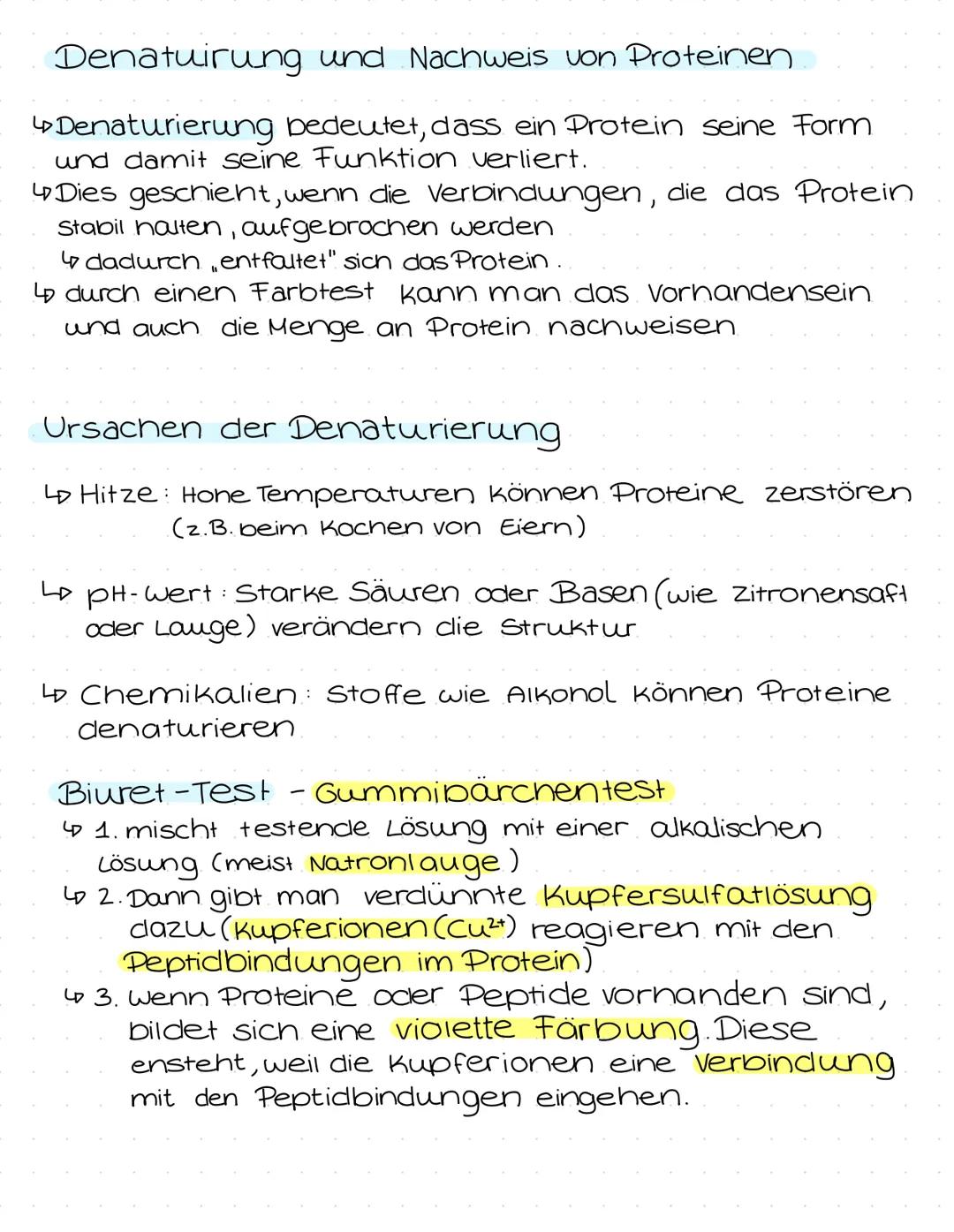 Chemie
Lernzettel # Aminosäuren
Was sind Aminosauren
Aminosäuren sind die Bausteine von Proteinen, die
durch ihre spezifischen Seitenkette