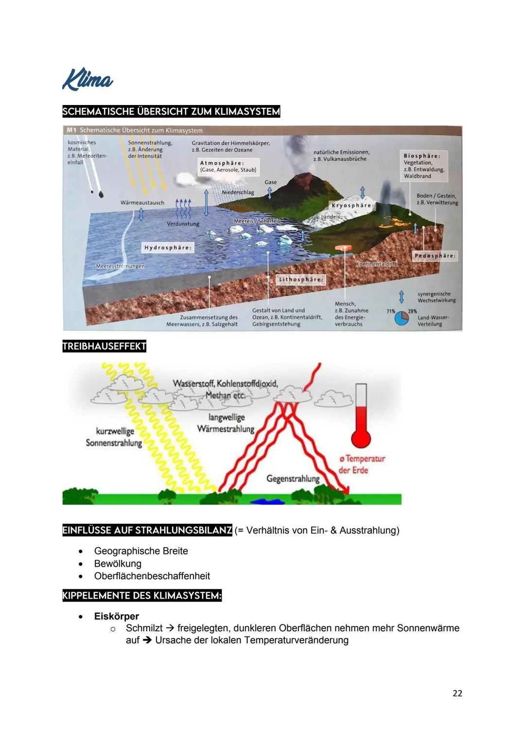 1. Anthropozän physische und humangeographische Systeme und die Wechselbeziehungen
zwischen Gesellschaft und Raum
1.1 Atmosphärisches Gesch